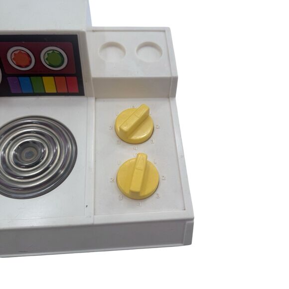 Vintage 1978 Fisher Price Cook Top Stove Magic Burners Bell #919 Pretend Play - Picture 5 of 16